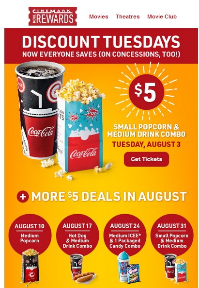 Cinemark Printable Coupon