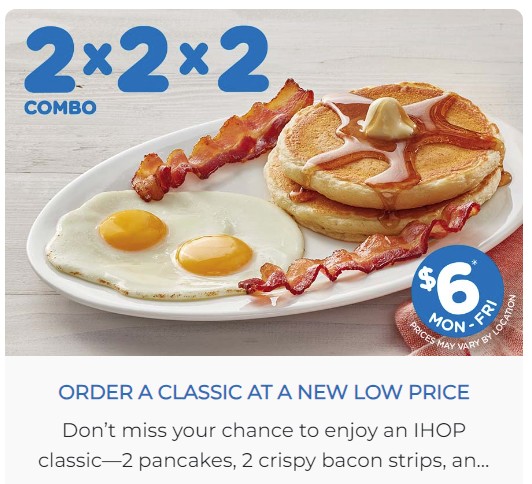 IHOP Printable Coupon